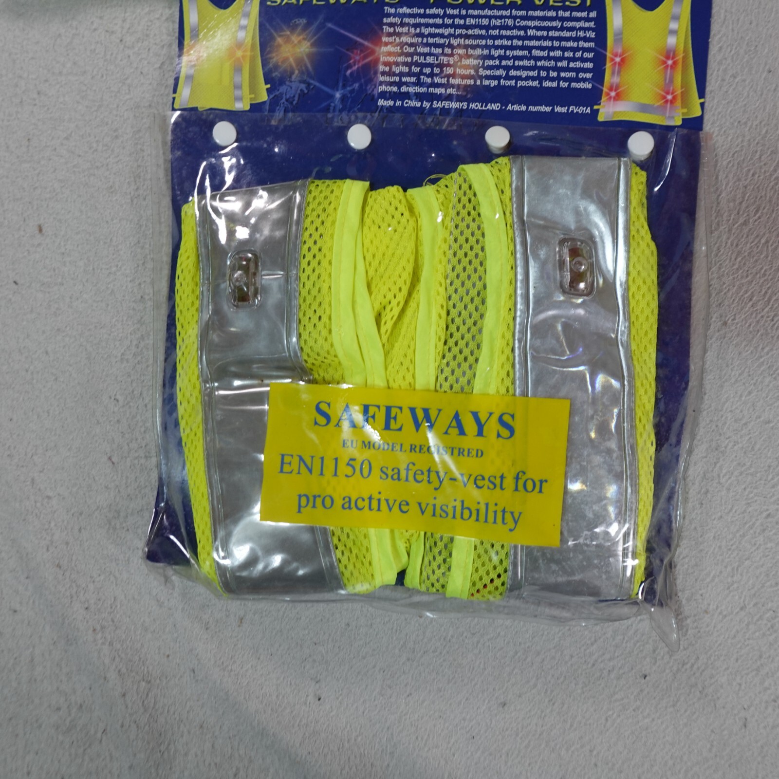 Safeways Safety Vest 2XL XXL Lot Of 3 Yellow Reflective Work High Visibility Hi