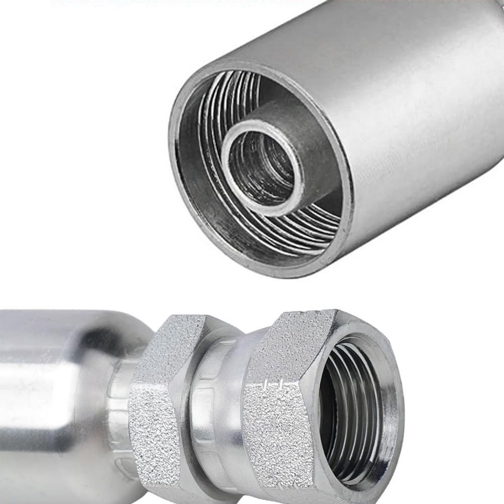 12-Pack 1/2″ Hydraulic Hose End Fittings: 1/2″ I.D. Hose x 1/2″ JIC 37 ° Female