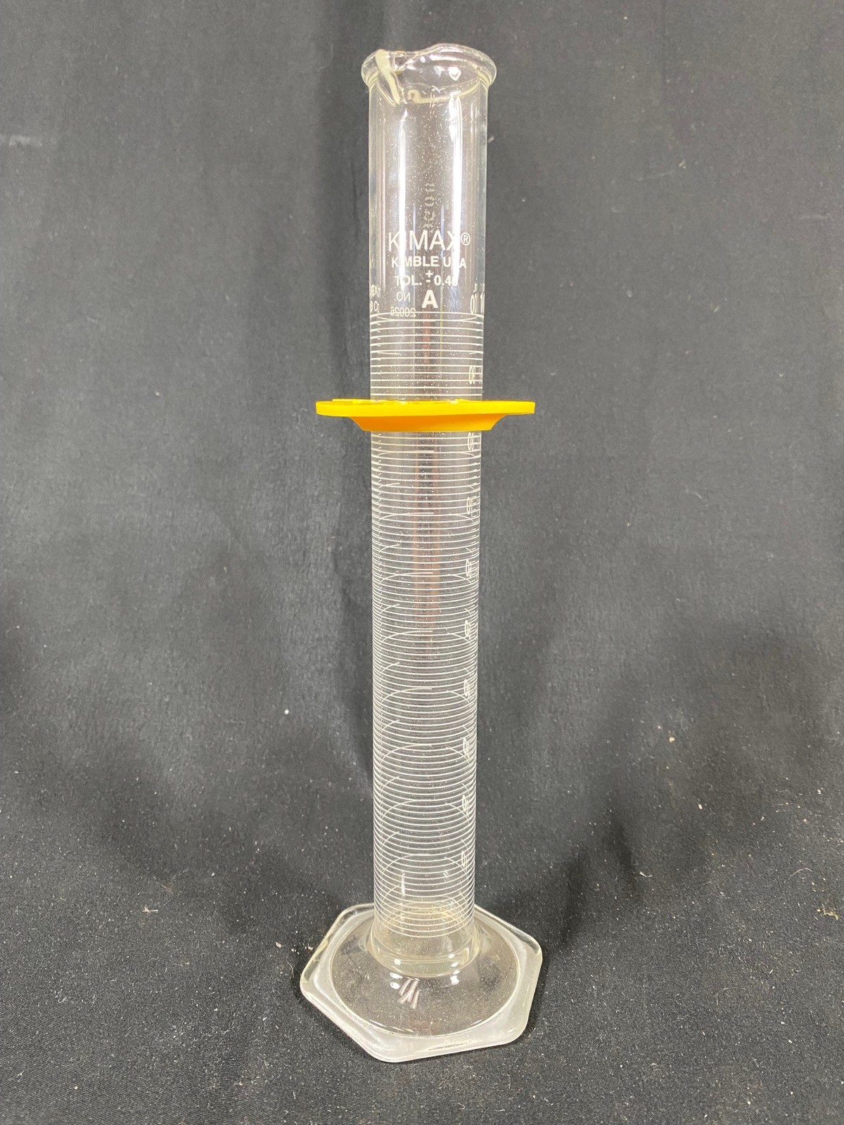 KIMBLE KIMAX Glass 100mL Class A Certified TD White Graduated Cylinder 20026-100
