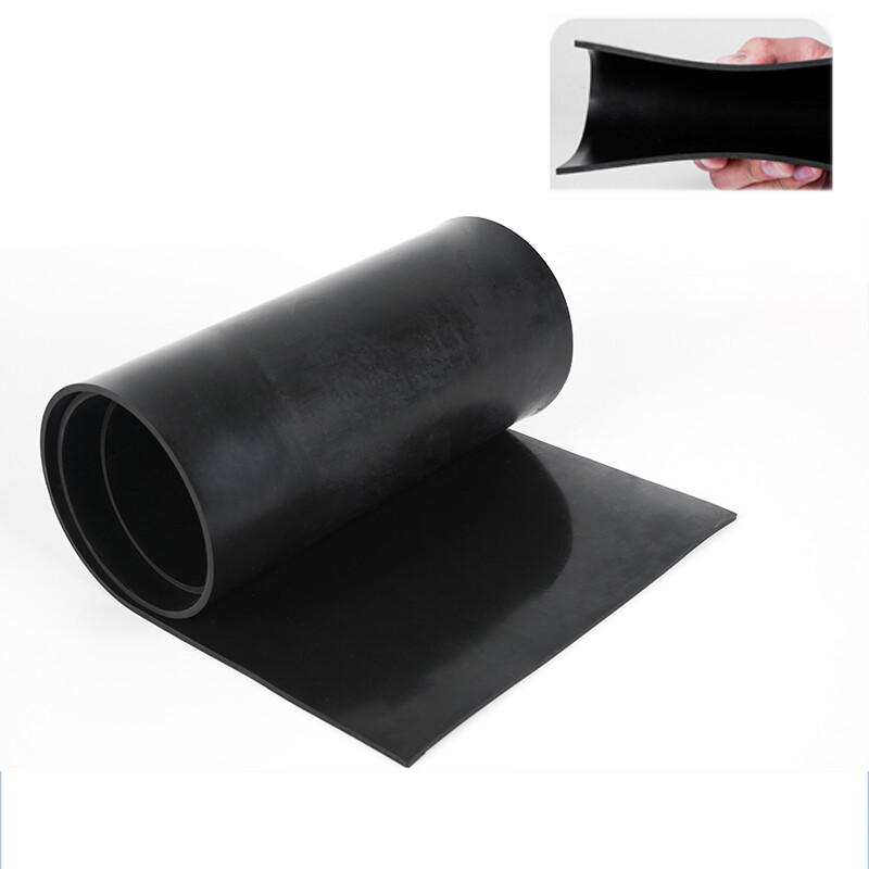 Black Fluorine Rubber Sheet Plate Square Flexible Gasket Thick 1mm-5mm High Temp