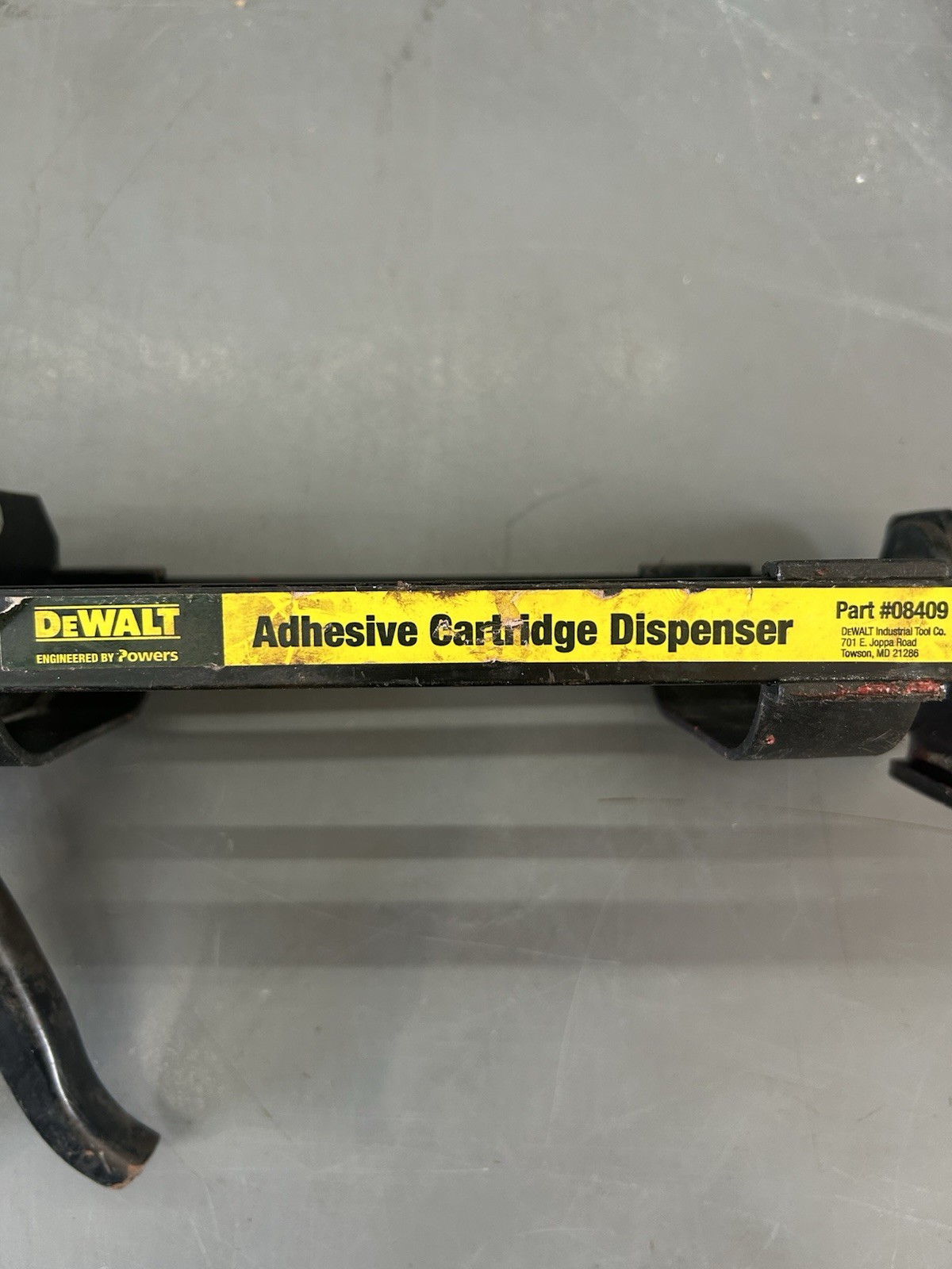 DEWALT 08409 Dual Component Adhesive Cartridge Dispenser Gun 21oz 08409-PWR Used