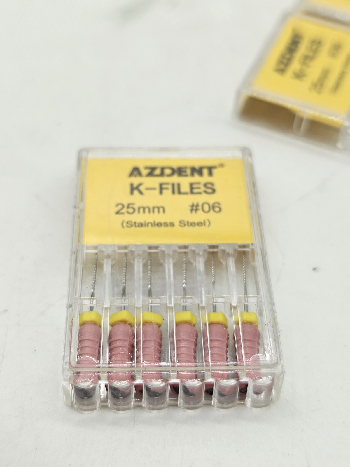 x3 Azdent K FILE 25mm 06 Dental Endodontic Root Canal Hand Use K Files 25mm 6pk