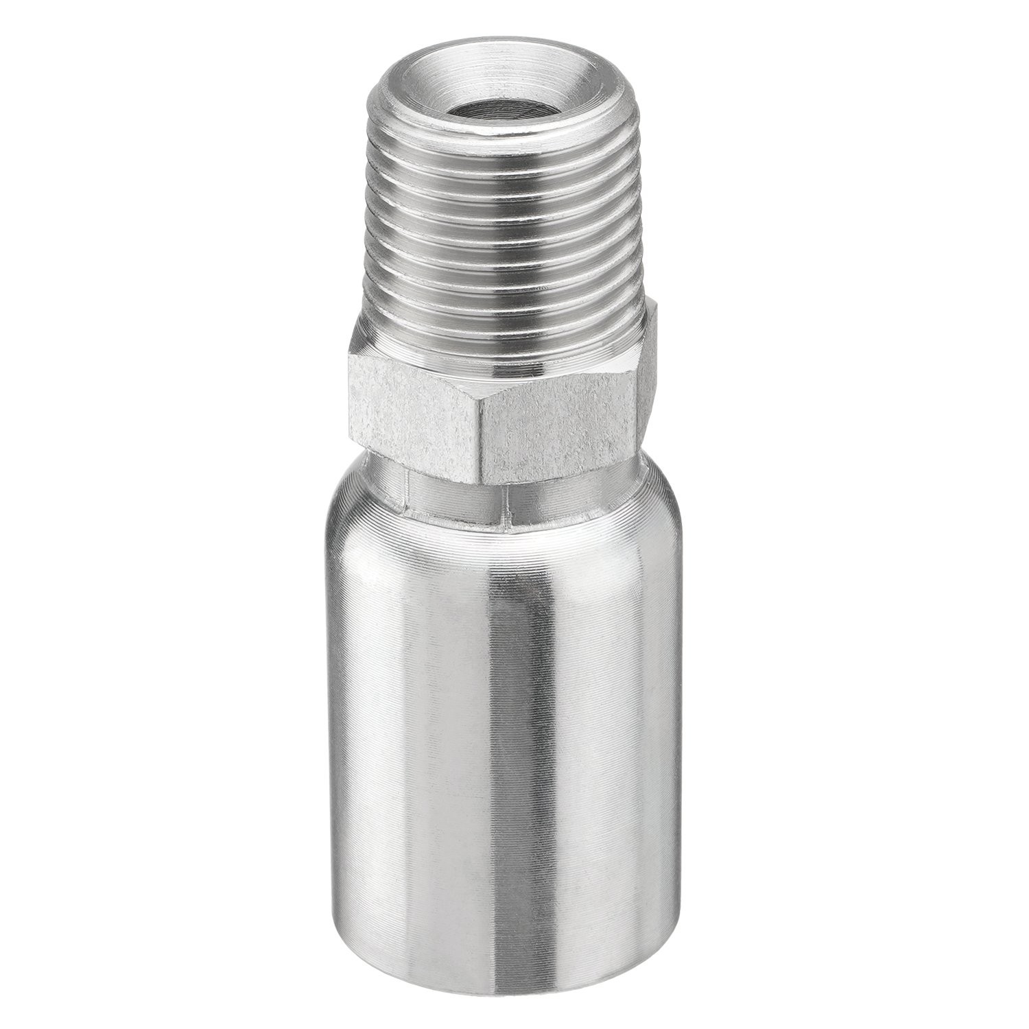 Racewill 12 Pack 1/2″ Hydraulic Hose Fittings, 1/2″ I.D. Hose x 1/2″ NPTF Male