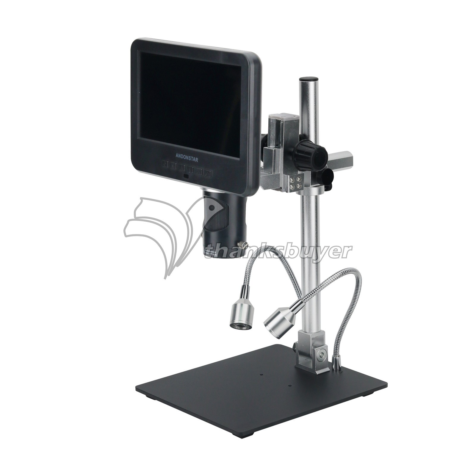 Andonstar AD246SM 7″ UHD Screen Digital Microscope 2000X f/Soldering w/Remote