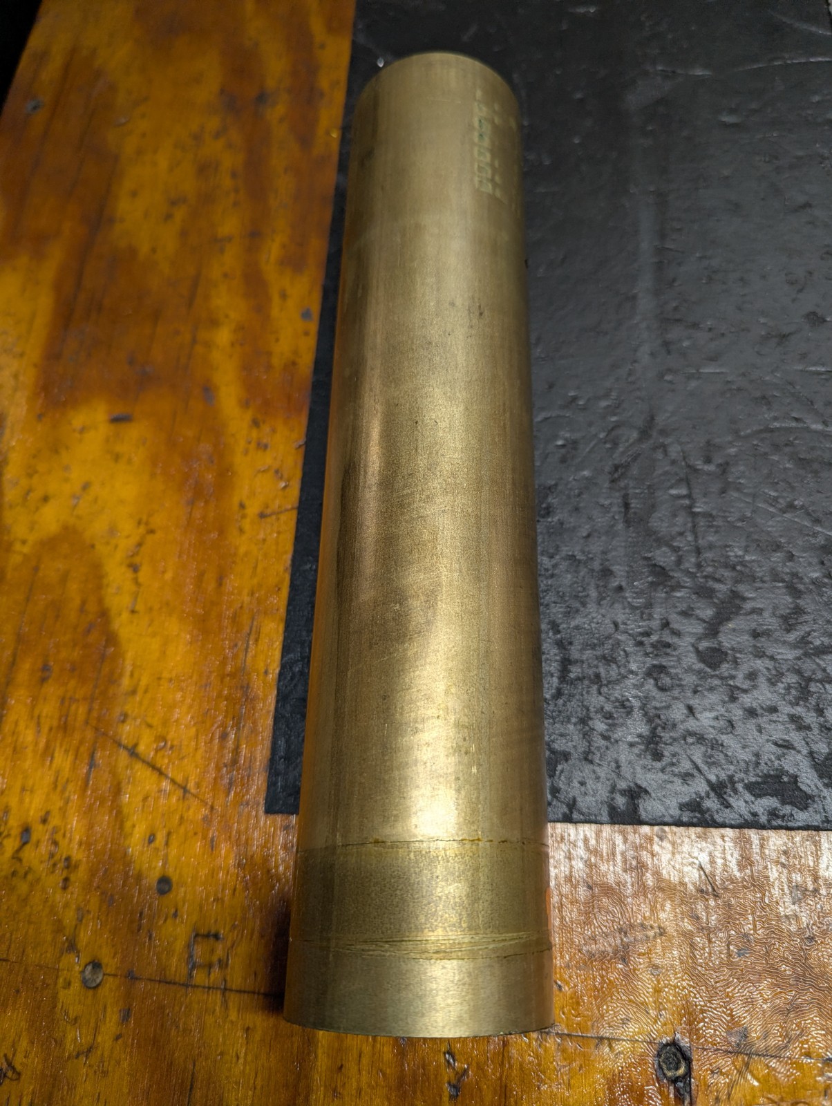 2-1/2″ LEAD FREE BRASS ROUND ROD BAR Solid 2.50″ OD x 11.375″ Alloy C69300