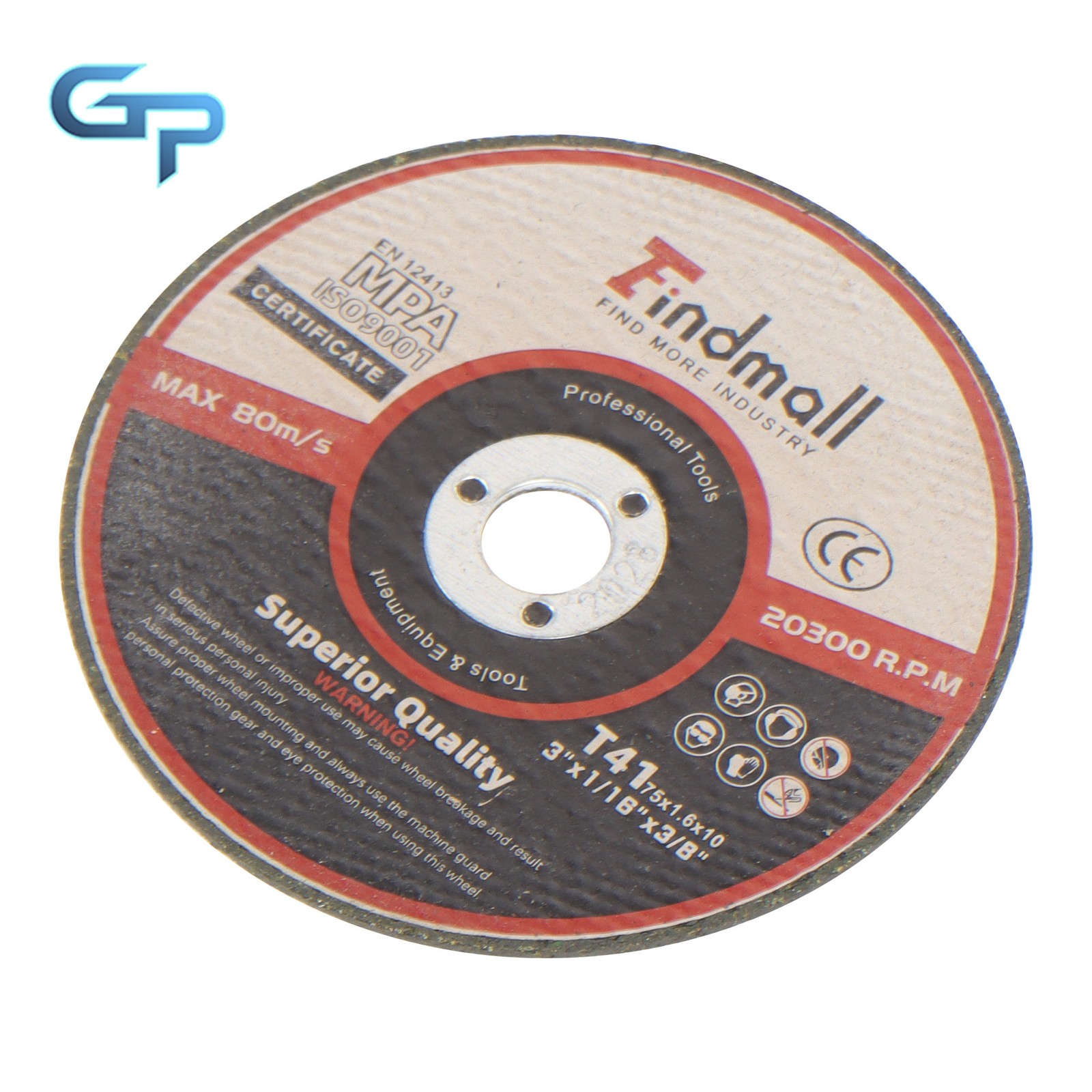 Cut Off Wheels 50 Pack 3″x1/16″x3/8″ Metal & Stainless Steel Cutting Discs