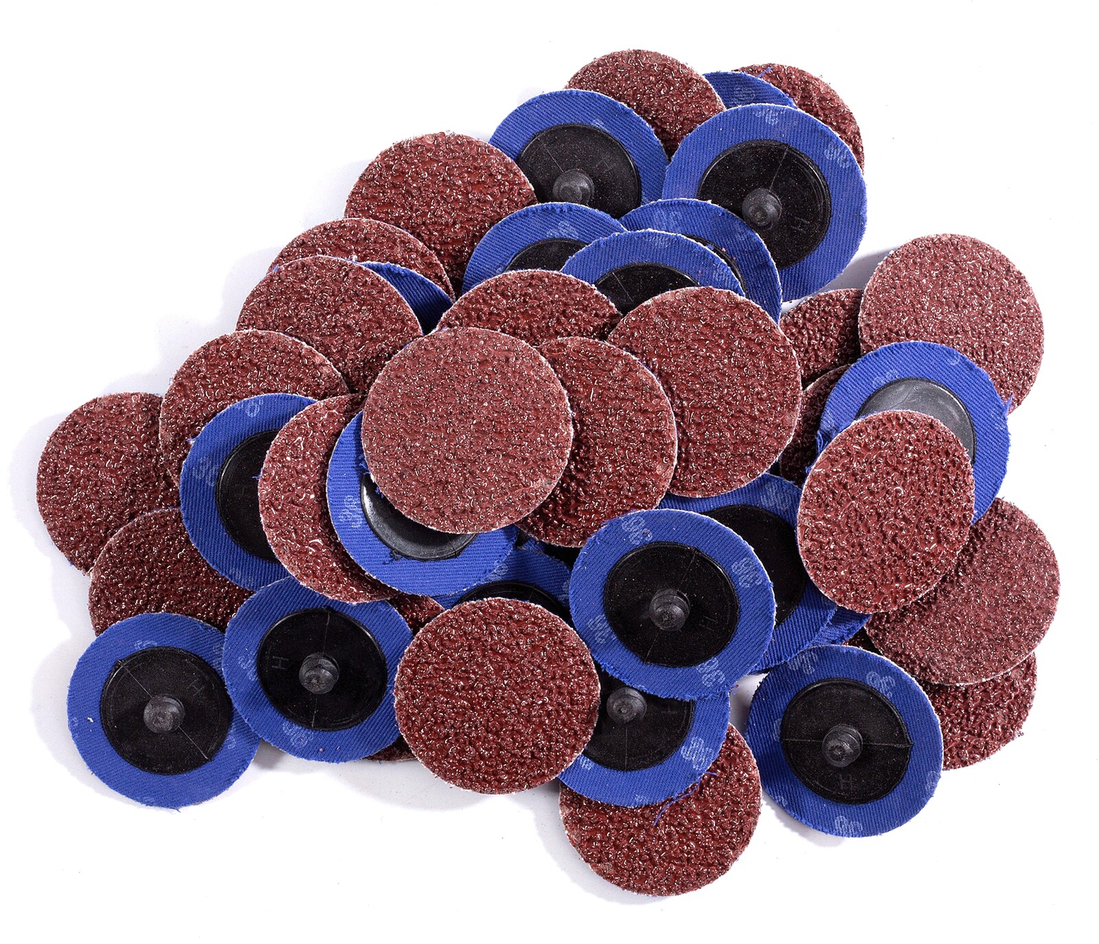 25PCS 3 inch 36 Grit Aluminum Oxide Roll Lock Die Grinder Sanding Grinding Disc