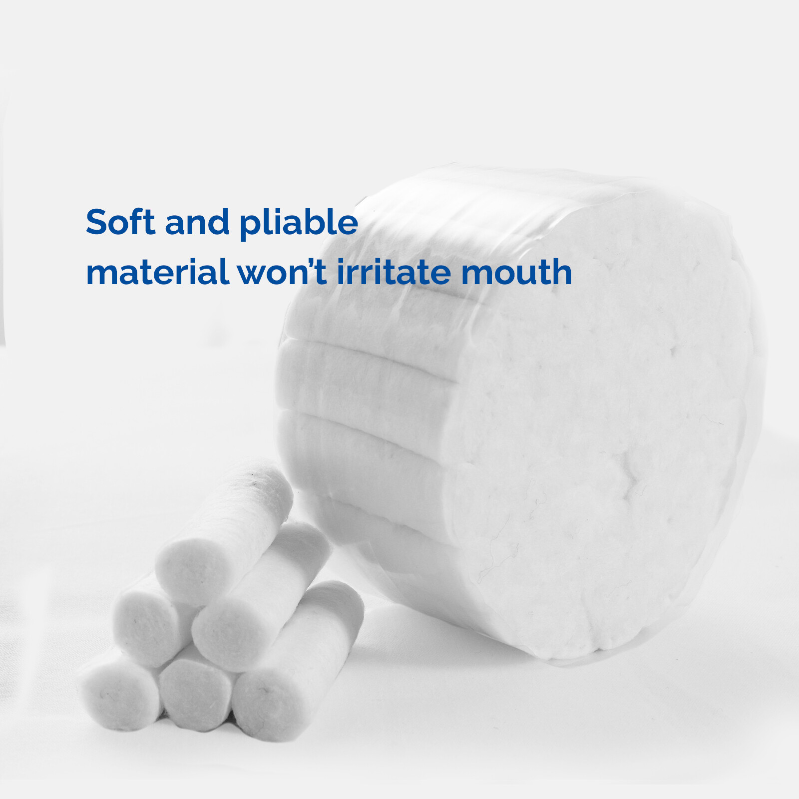 2000 pcs High Quality Dental Cotton Rolls Size 1-1/2″ x 3/8″ #2 Medium Premium
