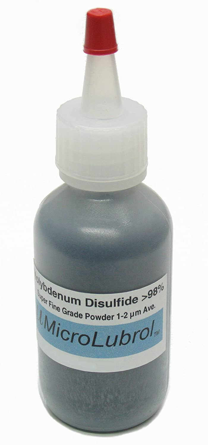 1 oz 28g MICROLUBROL MOLYBDENUM DISULFIDE Moly MoS2 Powder SUPER FINE 1-2 micron