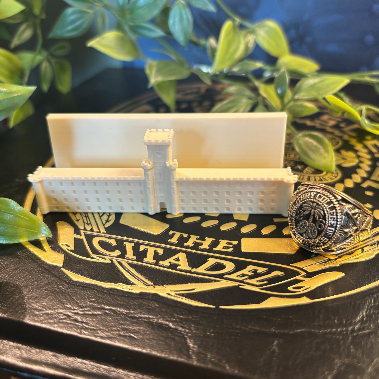 Padgett Thomas Barracks Business Card Holder WHITE The Citadel 3D Printed