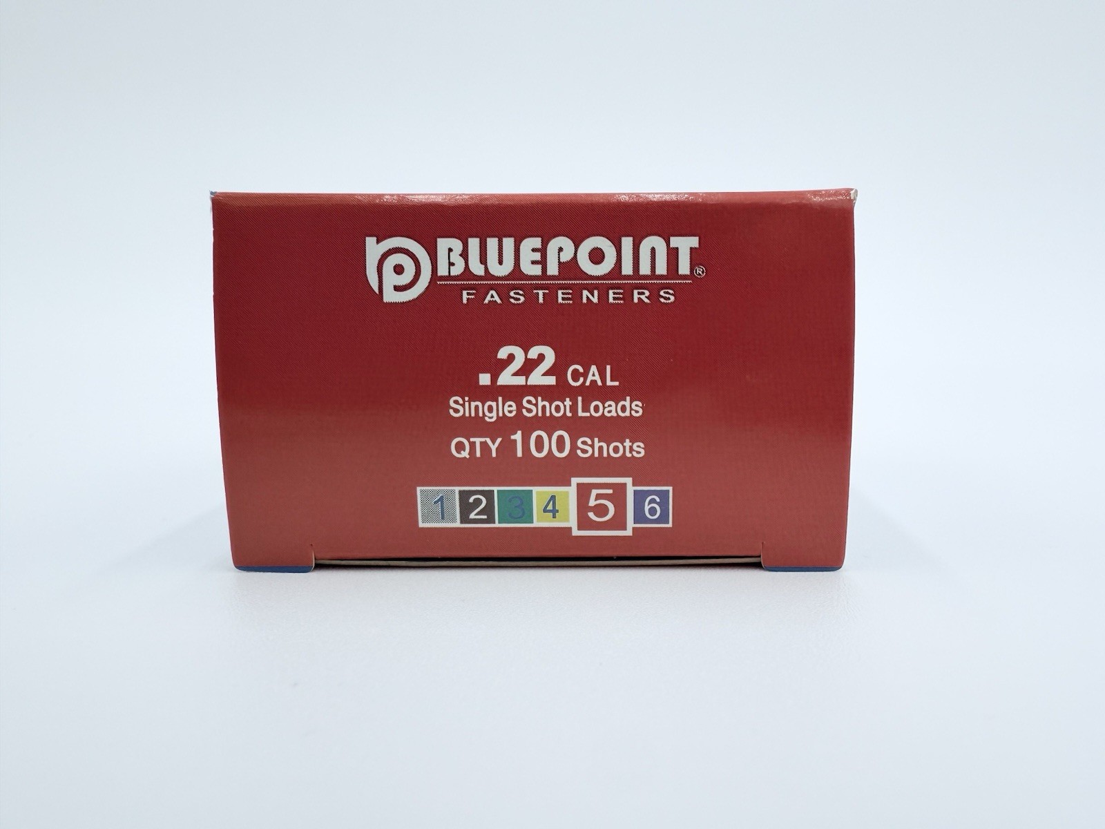 Bluepoint 22SGNDL5 Red .22 Caliber Neck Down Single Shot Powder Loads