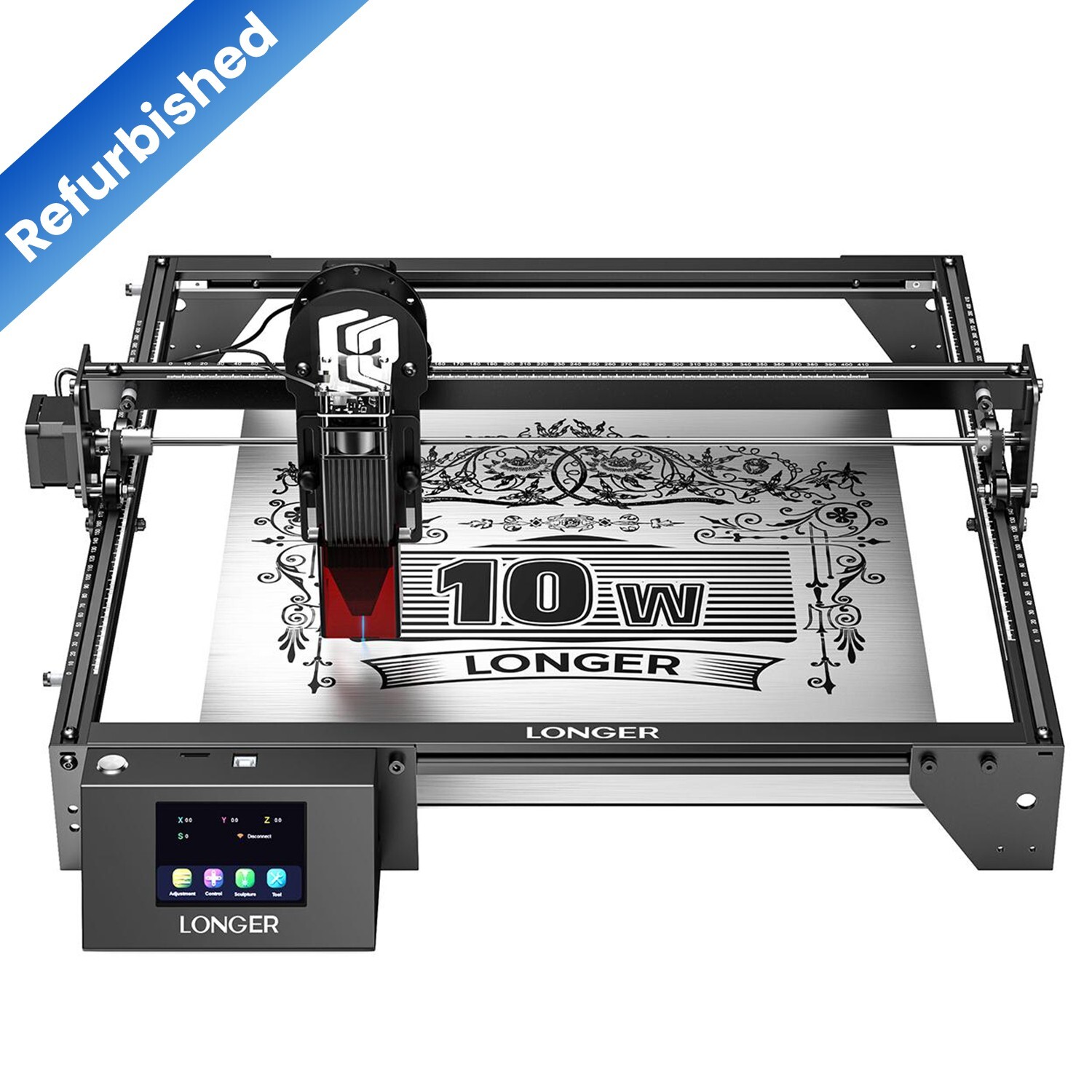 Longer RAY5 10W Laser Engraver, Laser Cutter,24000mm/min Used-B🔥 Free Honeycomb