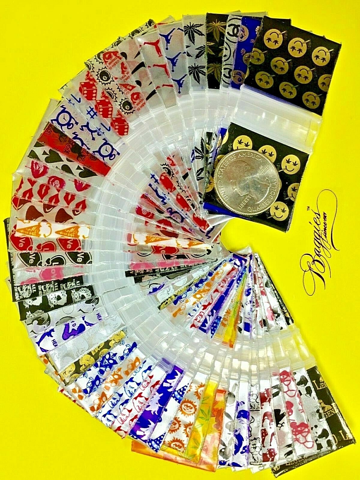 BaggiesSince1987 – 1010 125125 1515 Zip Seal Bags 30 DESIGN MIX 300, 👀Details🔽
