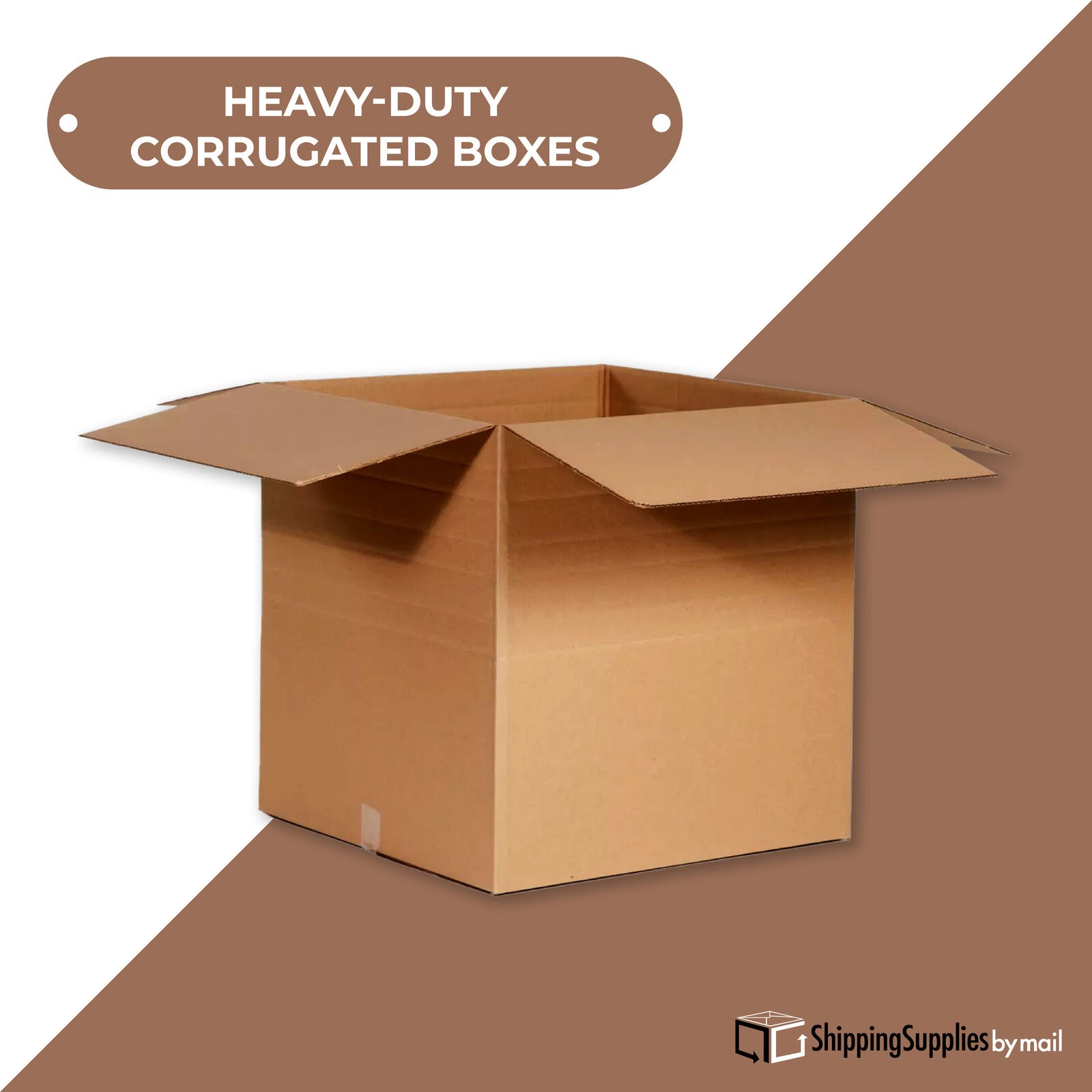 25 Multi-Depth Corrugated Boxes – 16 x 12 x 12, Brown ECT-32
