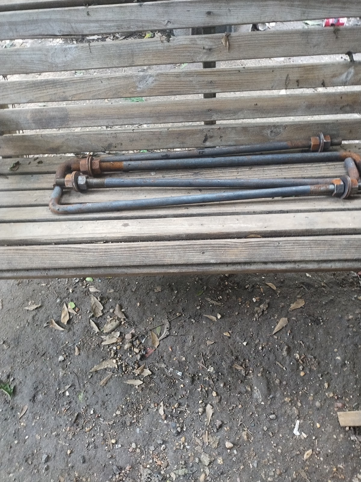 4 Pieces 36″ x 1″ Concrete J Bolt Anchor Street Light Pole Parking Lot