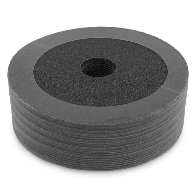 25 Pack – 4.5″ Silicon Carbide Resin Fiber Discs, 120 Grit 4-1/2 In Sanding Disc