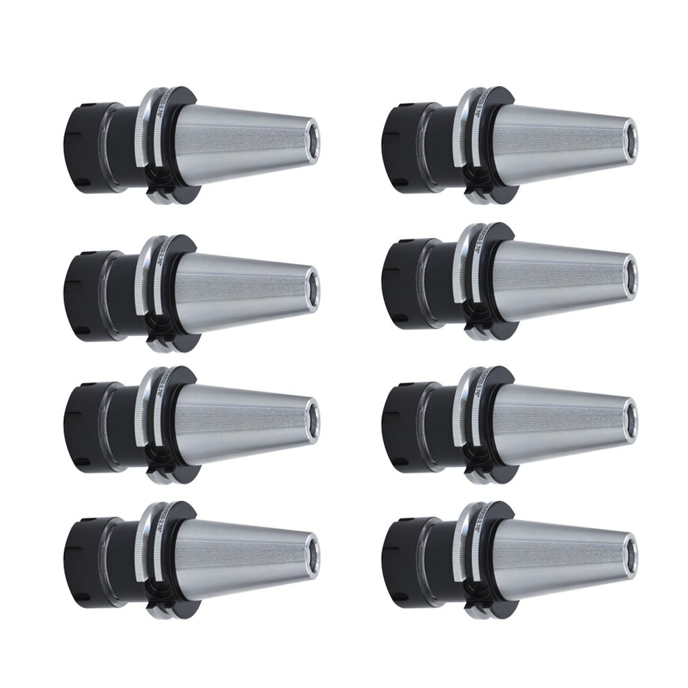 8PCS 2.76″ CAT40-ER32 COLLET CHUCK-8 CHUCKS Balanced G2.5/25000RPM