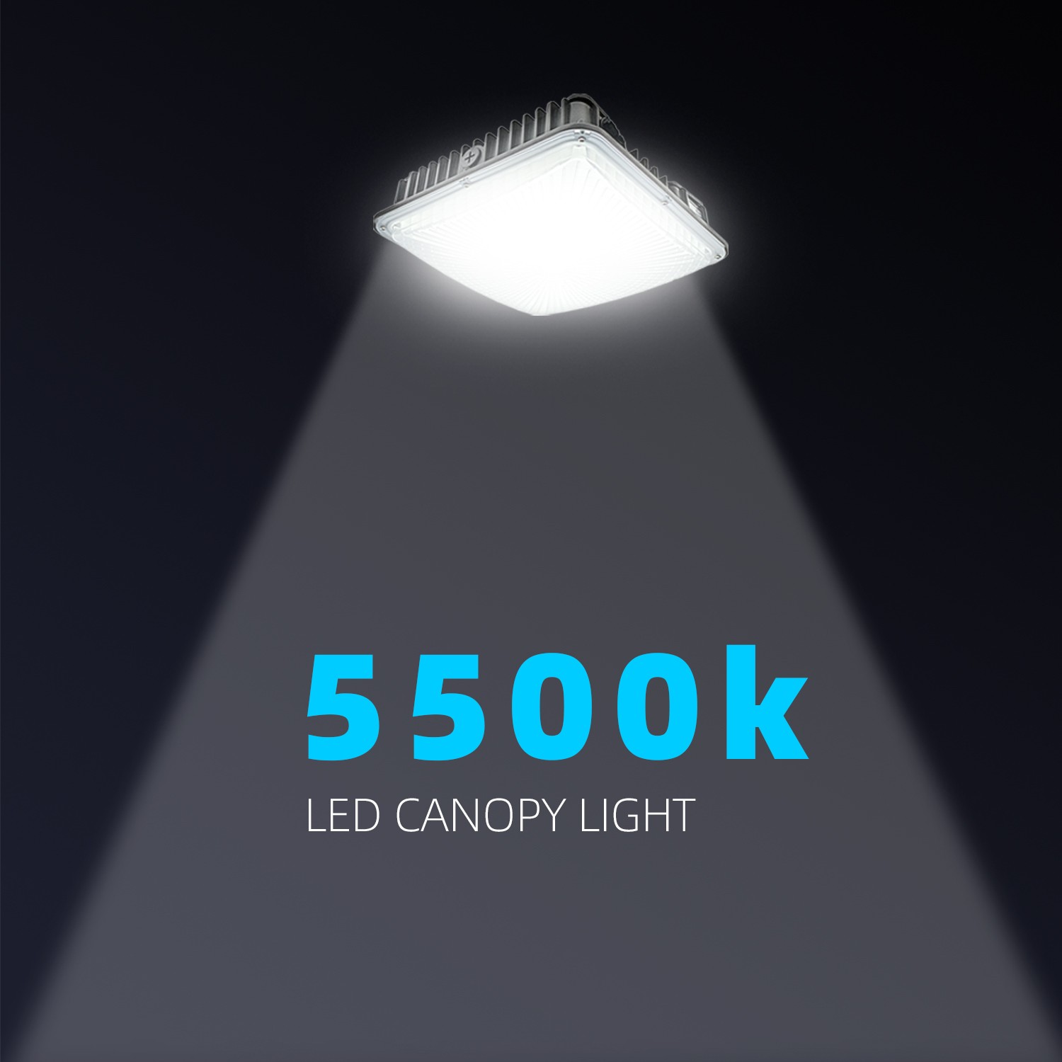 70W LED Canopy Light Commerical Outdoor Gas Station Square LED Lights IP65 4Pack