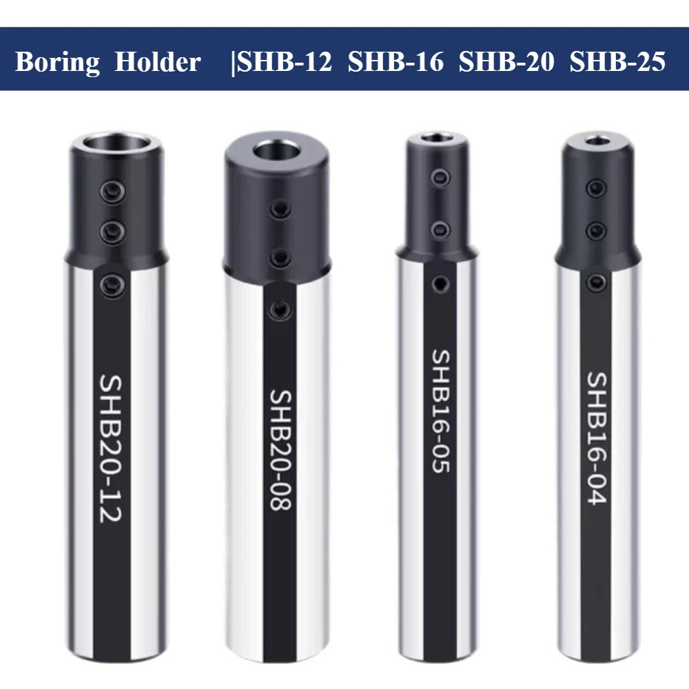 Tungsten Steel Boring Tool Holder SHB12 SHB16 SHB20 Lathe Cutter Sleeve Adapter