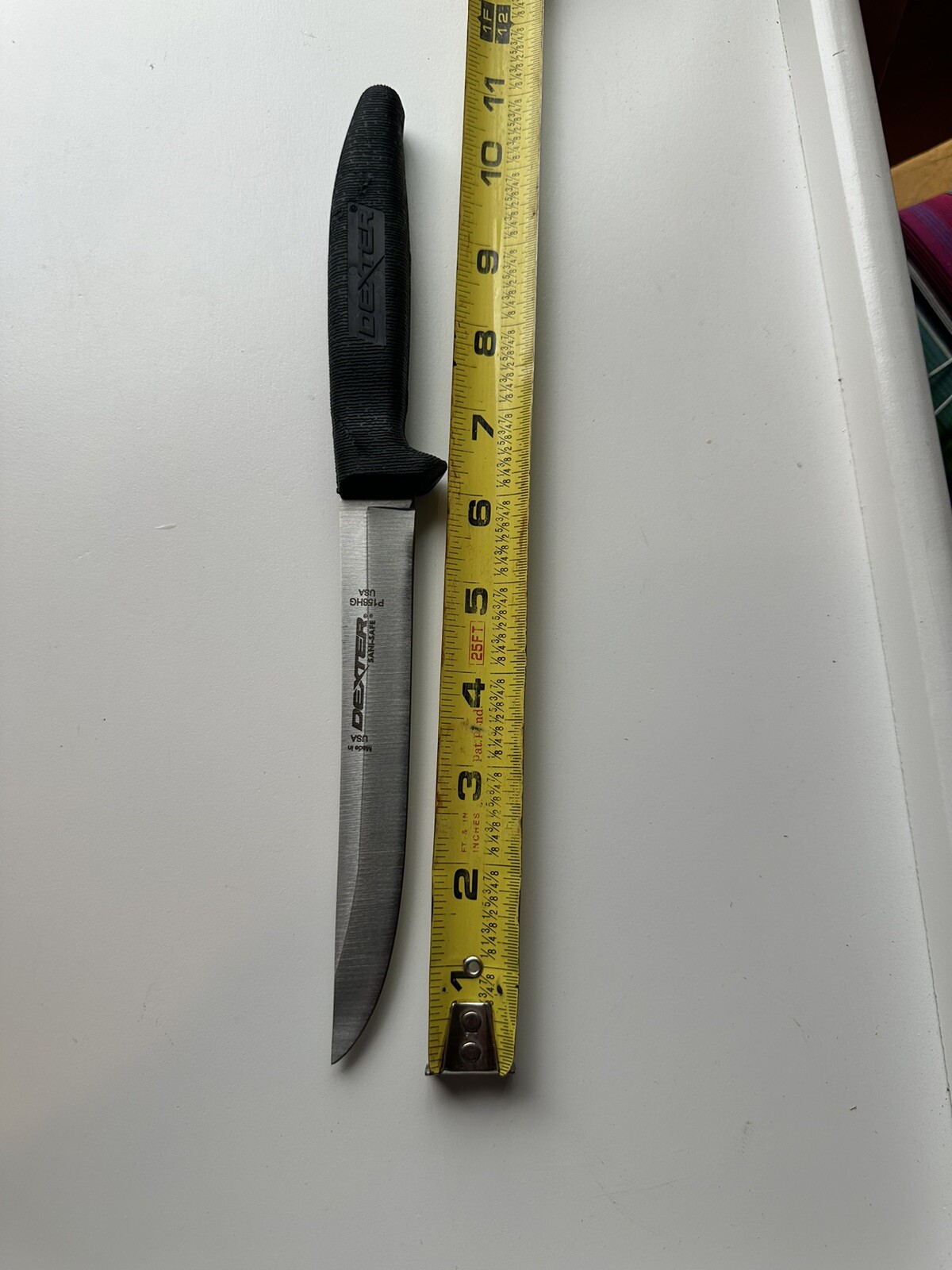 6-IN BONING KNIFE~DEXTER RUSSELL W/SofGrip black rubber handle P156HG
