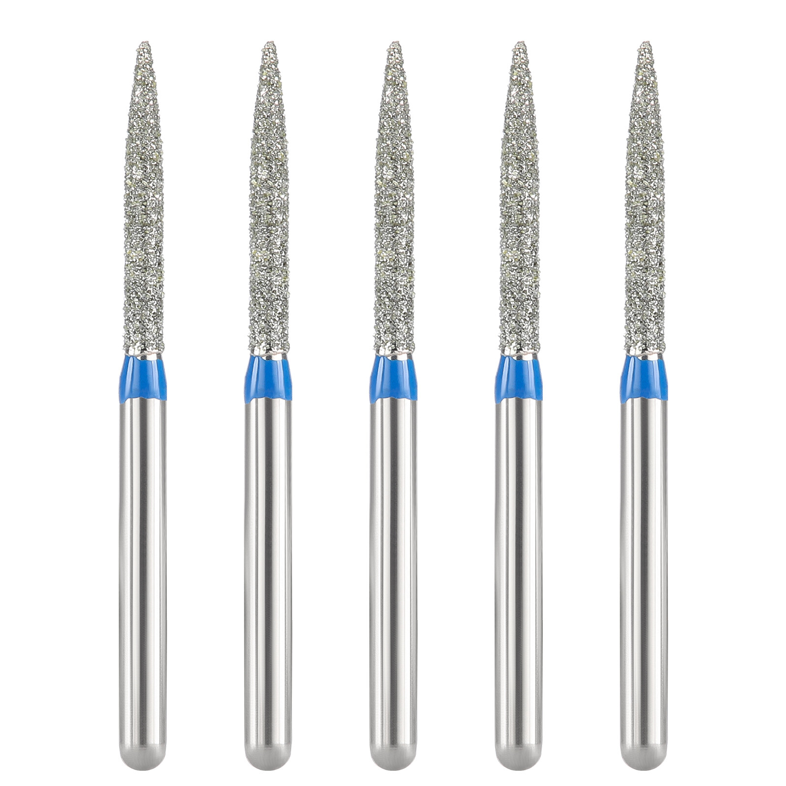 5-50pcs High Speed Handpiece Diamond Burs Pointed Taper Shape Medium Grit