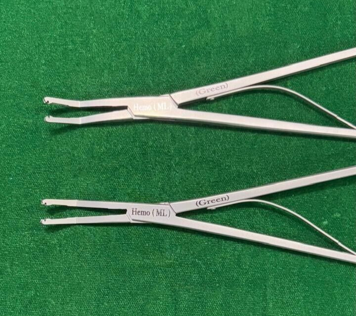 2pc Laparoscopic Open Surgery Hemo-Lok Applier (ML) Reusable Surgical Instrument