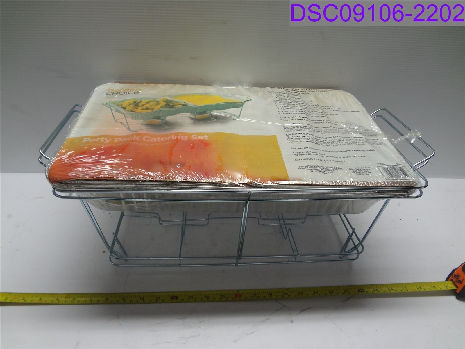 Qty = 4 (2 sets of 2): Gordon Choice Party Pack Catering Set P/N 717611