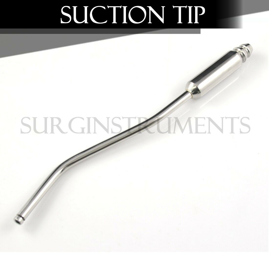 Dental Oral Saliva Ejector Suction Short Handpiece Tip Metal