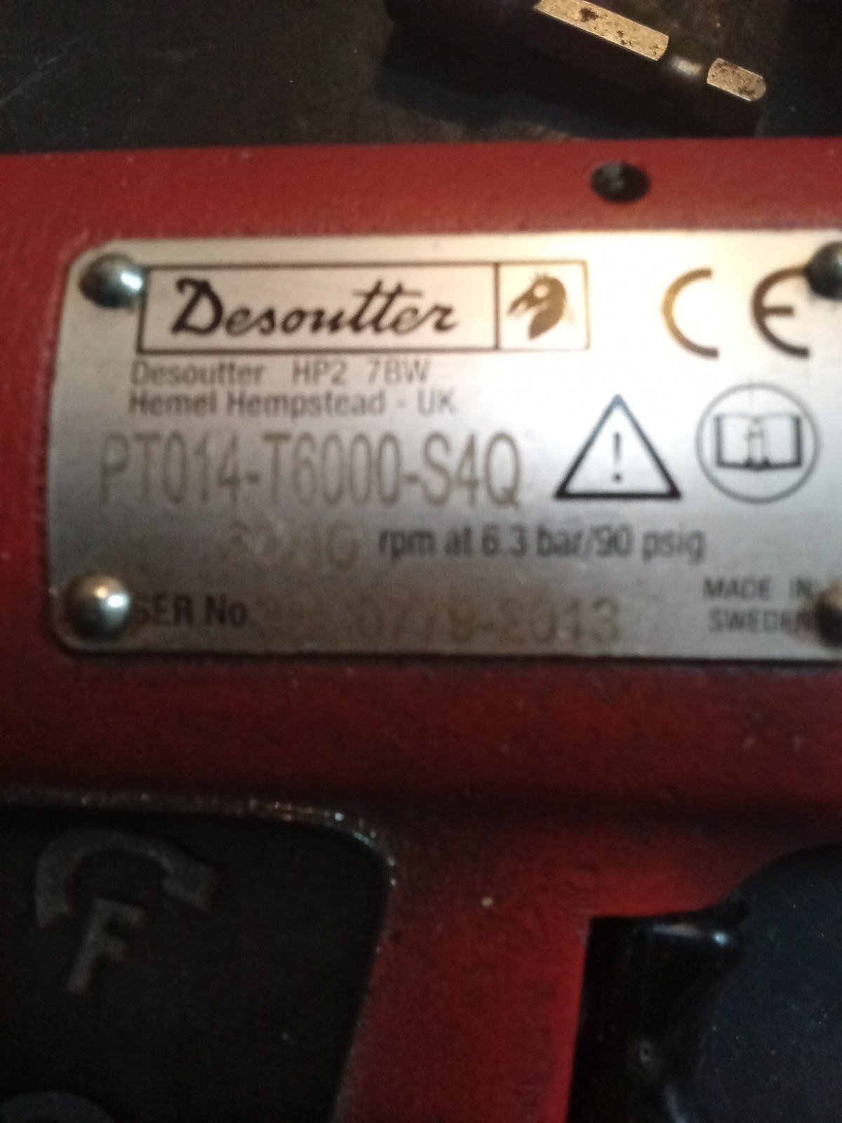 Desoutter Torque Reversible, Screw Gun