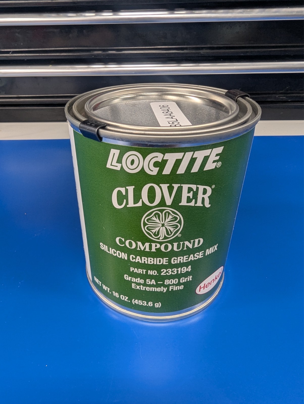 NEW Loctite Clover Silicon Carbide Lapping Grease, 1 lb CAN, 800 Grit EXP 11/30