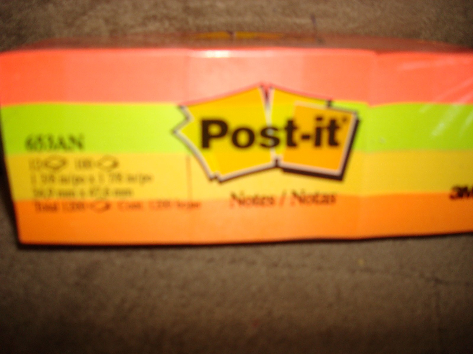 POST-IT NOTES 12PK 653AN