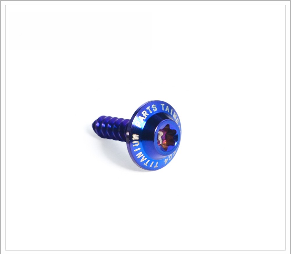TC4 Titanium Screws Flange Head Self Tapping Screw M4 M5 M6 Titanium Alloy Torx
