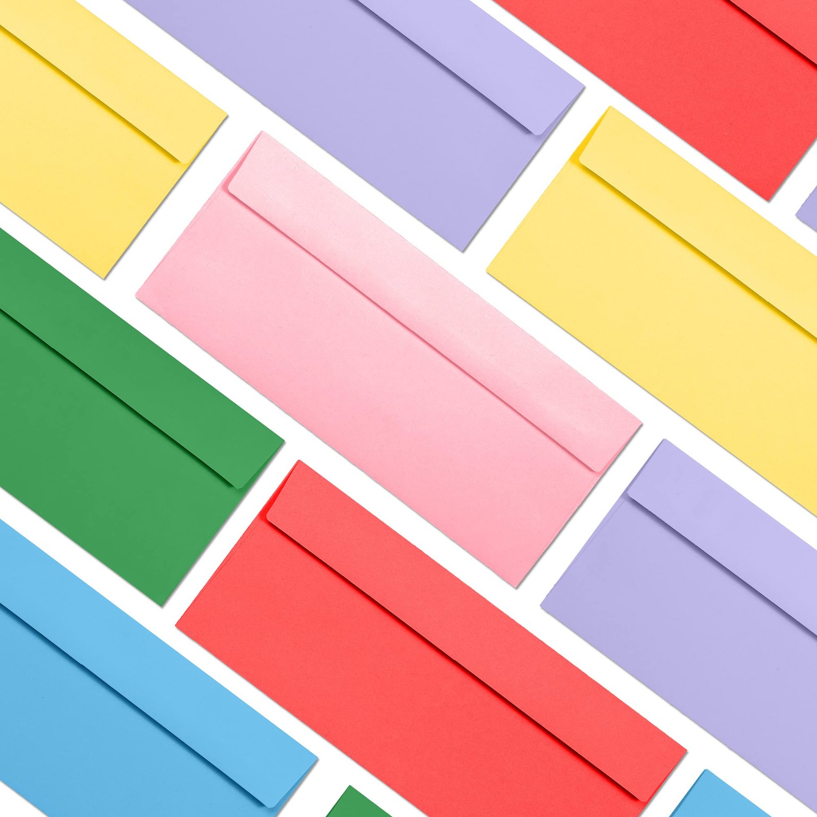 Business Envelopes, 120-Pack #10 4 4. 125 x 9.5 inches, 6 Colors