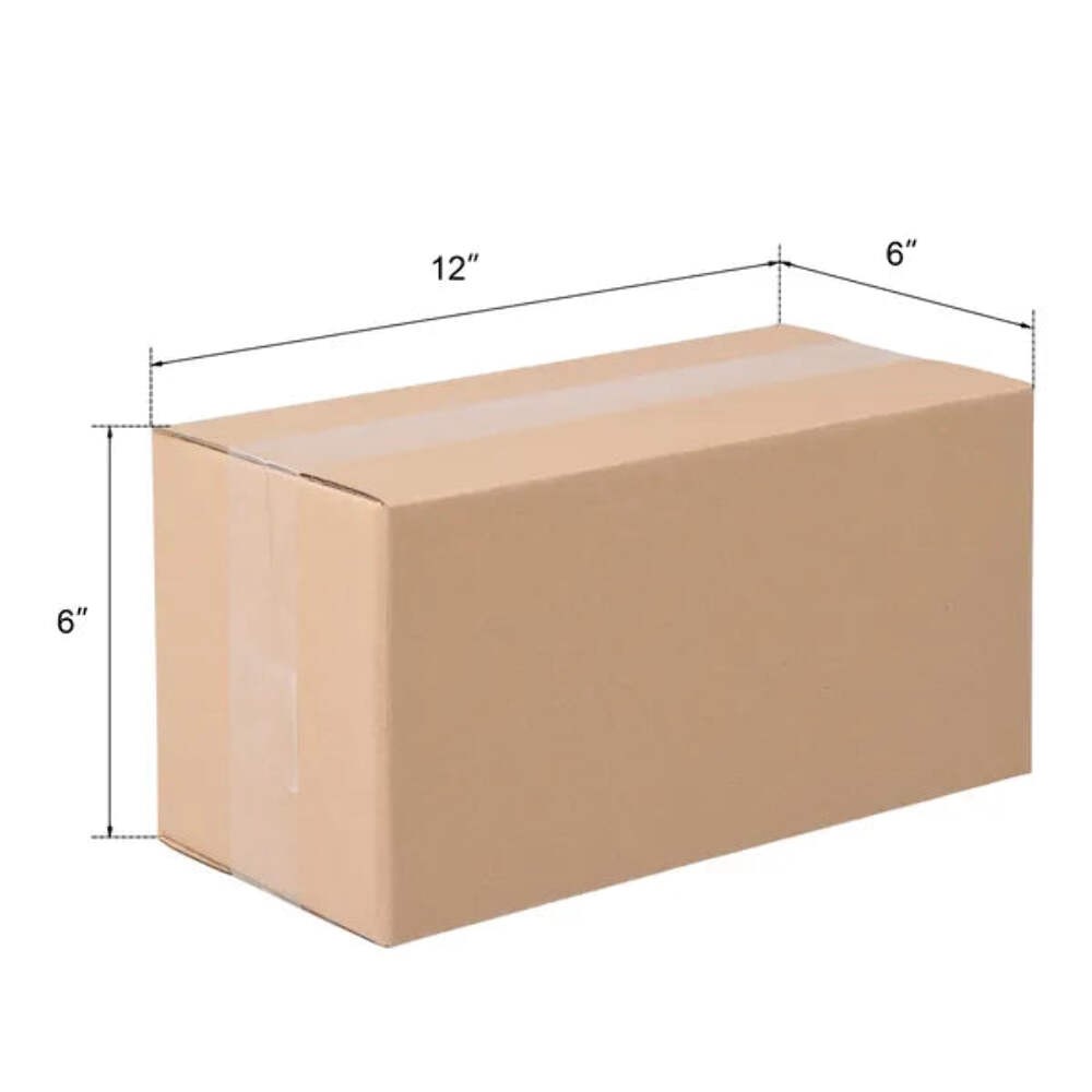 50 Pack 12x6x6 Shipping Boxes Corrugated Cardboard Mailing Box Bulk 12x6x6″