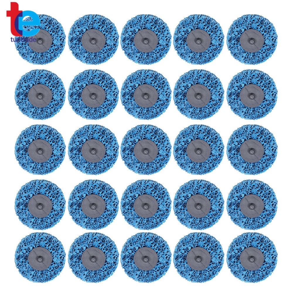 New Quick Change Easy Strip & Clean Discs For Paint Rust Blue 25 Pack 3 Inch