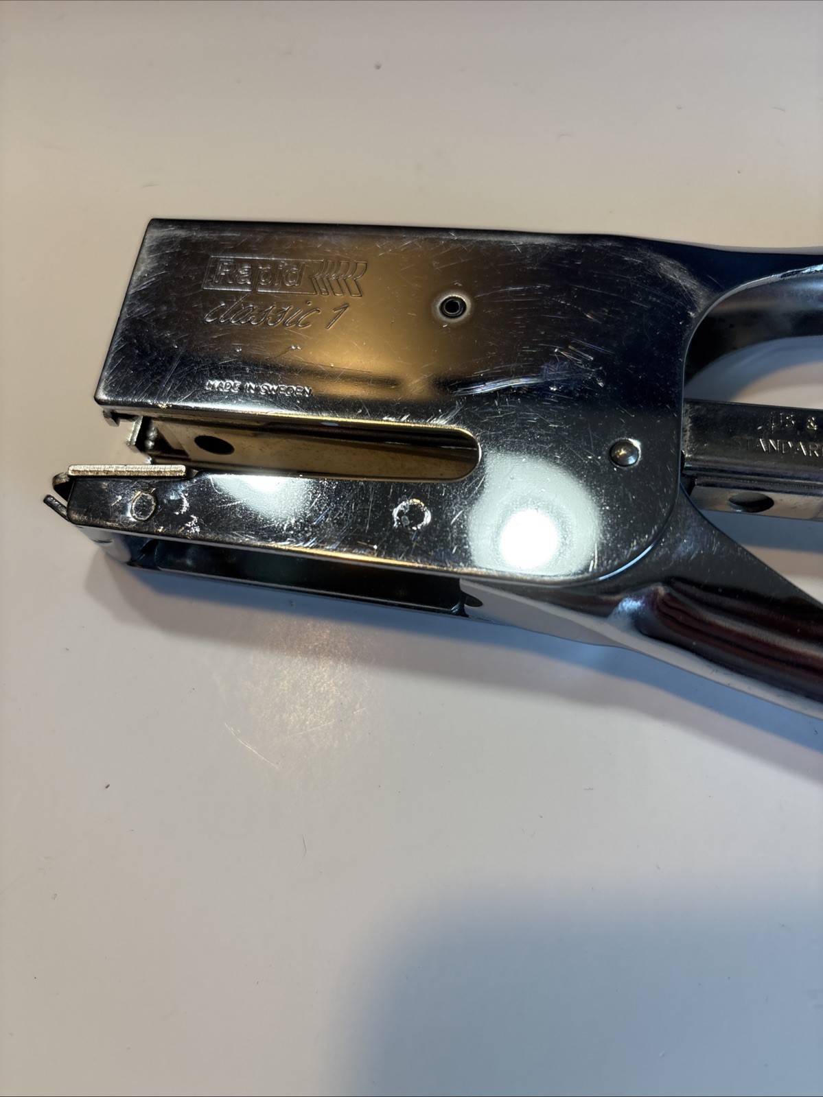 Rapid Classic 1 Easy Grip Stapler Made In Sweden Plier Style