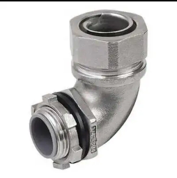 Calbrite S61000fc90 Connector,90 Deg.,1In.,Internal Insul