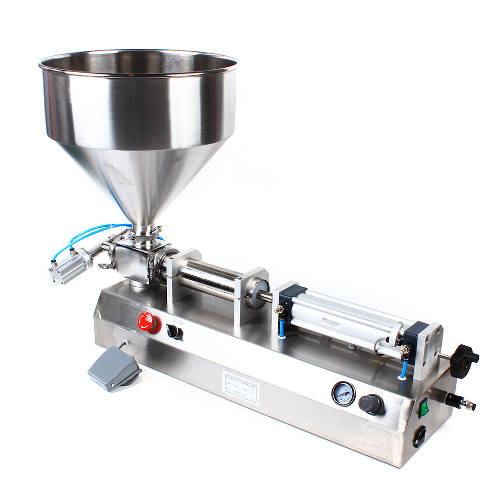 Paste Liquid Filling Machine Single Heads Pneumatic Sauce Cream Piston Filler US