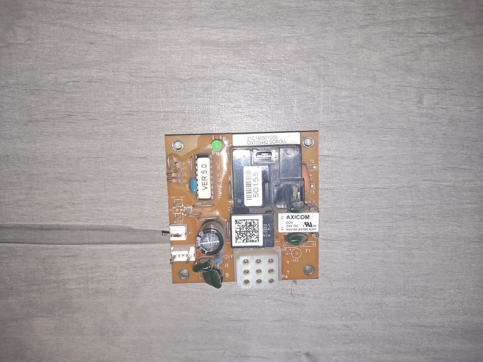 AMERICAN STANDARD CONTROL BOARD 21C140501G55 CNT05482 SCROLL (AB 1606) D1
