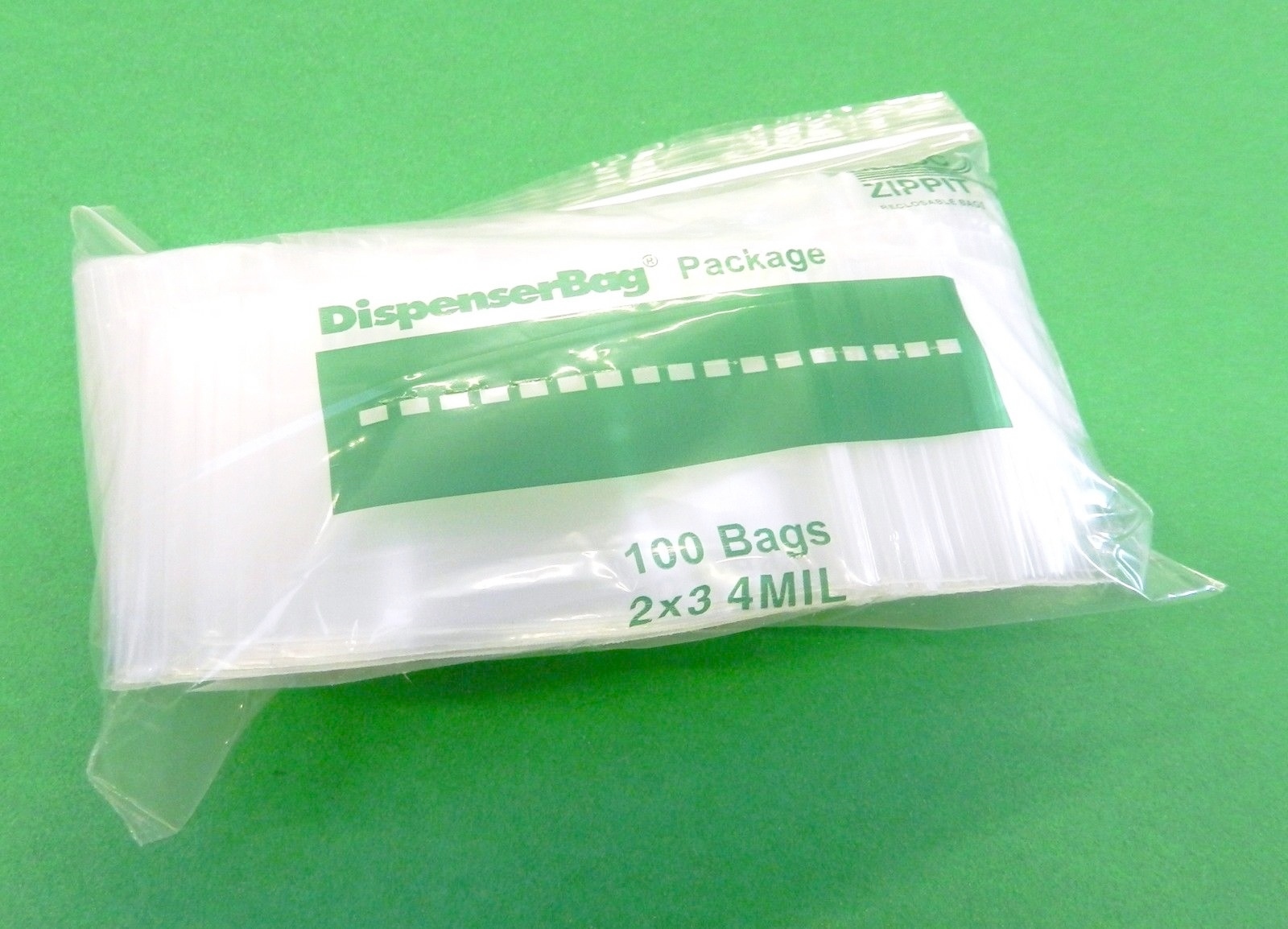 4mil Reloc Zippit Bags 2×3 Reclosable H.D.2″x3″ 100 Zip Seal Lock Thick Baggies