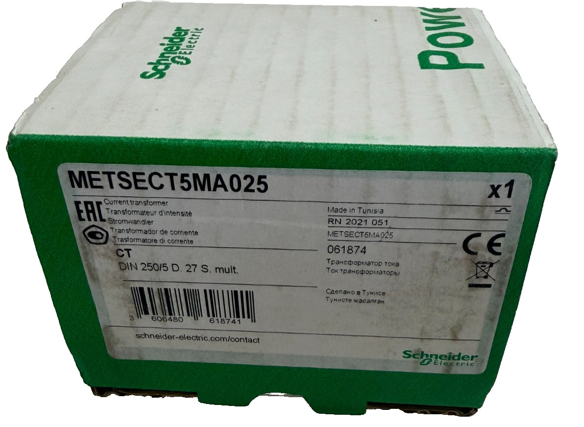 NEW SCHNEIDER ELECTRIC METSECT5MA025 CURRENT TRANSFORMER