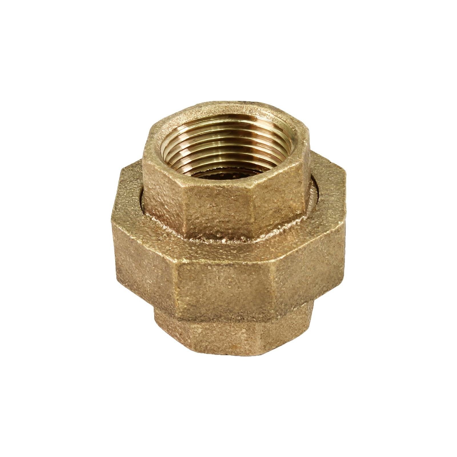 1-1/2″in Lead Free Brass Female NPT Threaded Union Connection Pipe Fitting NEW