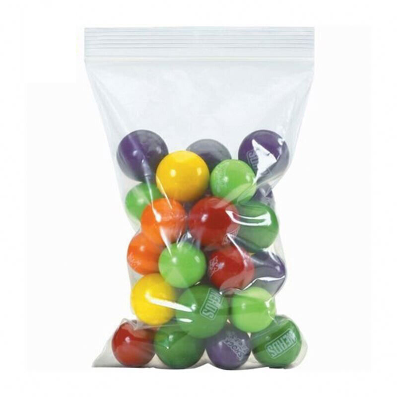 ALL SIZE Reclosable Seal Bag Plastic Poly Zip Lock Bags Jewelry Zipper Baggie 2M