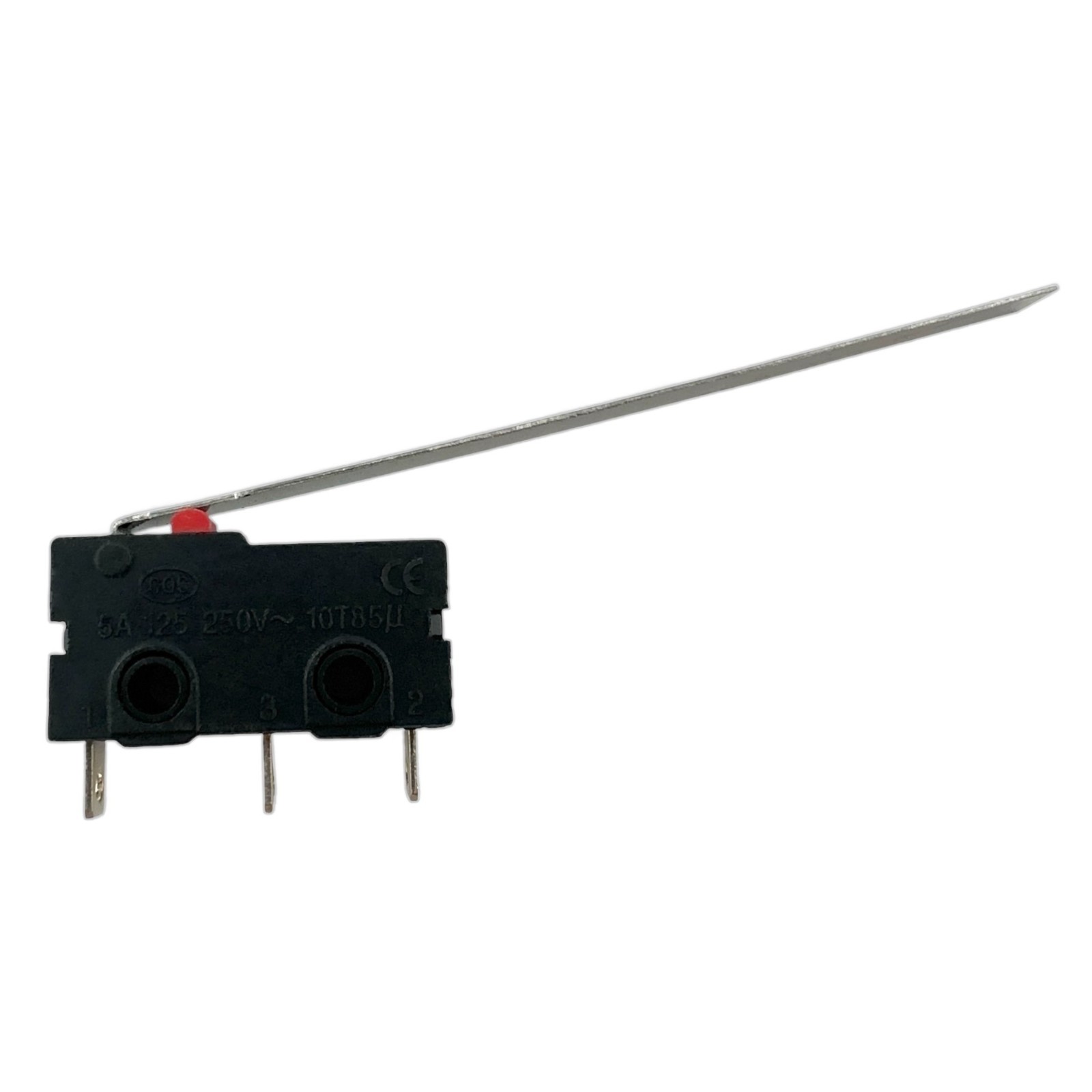 55mm Long Lever Limit Micro Switch 3 Pins 5A 125/250VAC