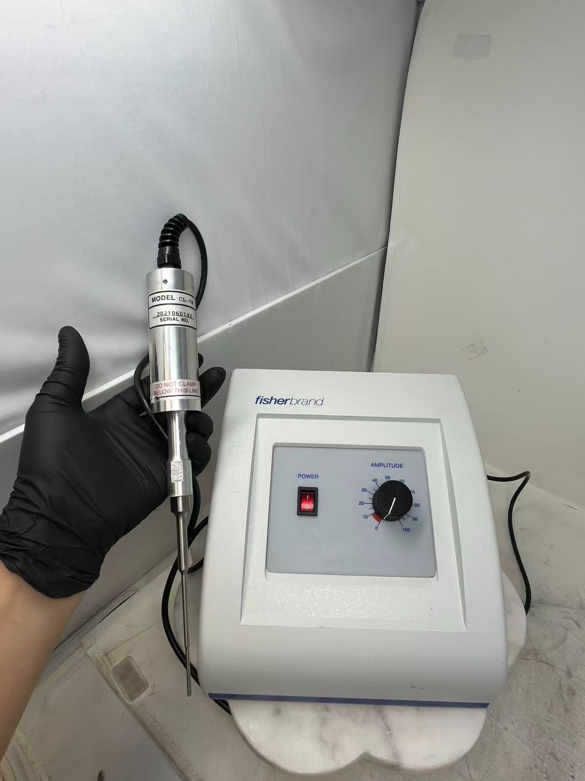 Fisherbrand FB50 Ultrasonic Processor Sonicator CL-18 Probe Included