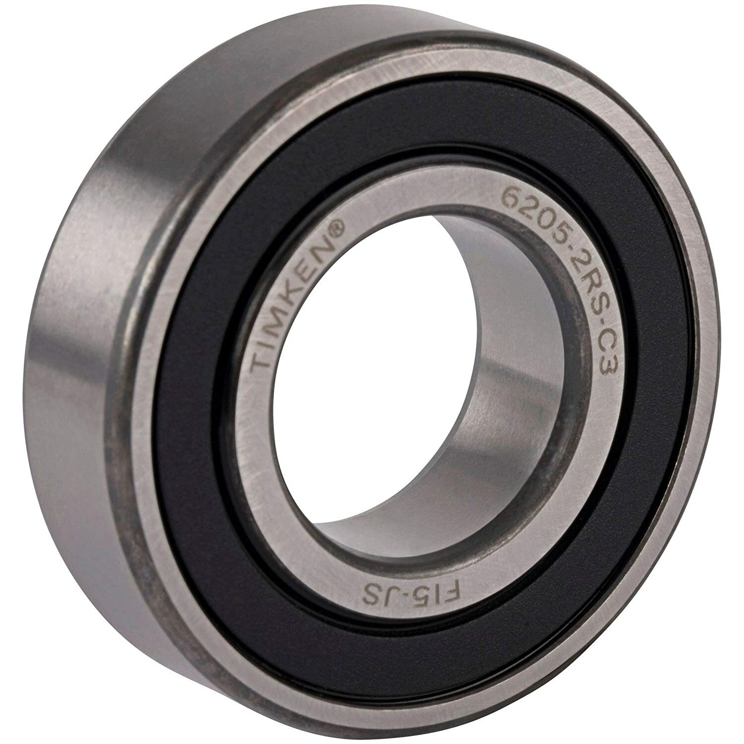 New 2PACK 6205-2RS C3 TIMKEN 25X52X15MM Clearance Double Rubber Seal Bearings