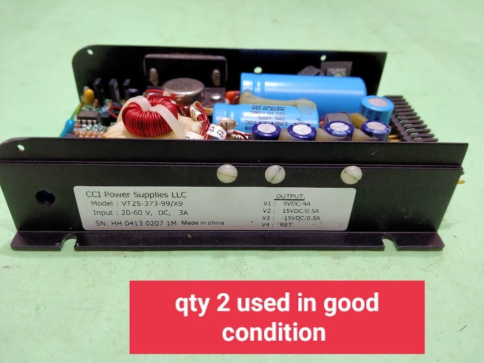 CCI VT25-373-99/X9 Power Supply VT2537399X9 Marine