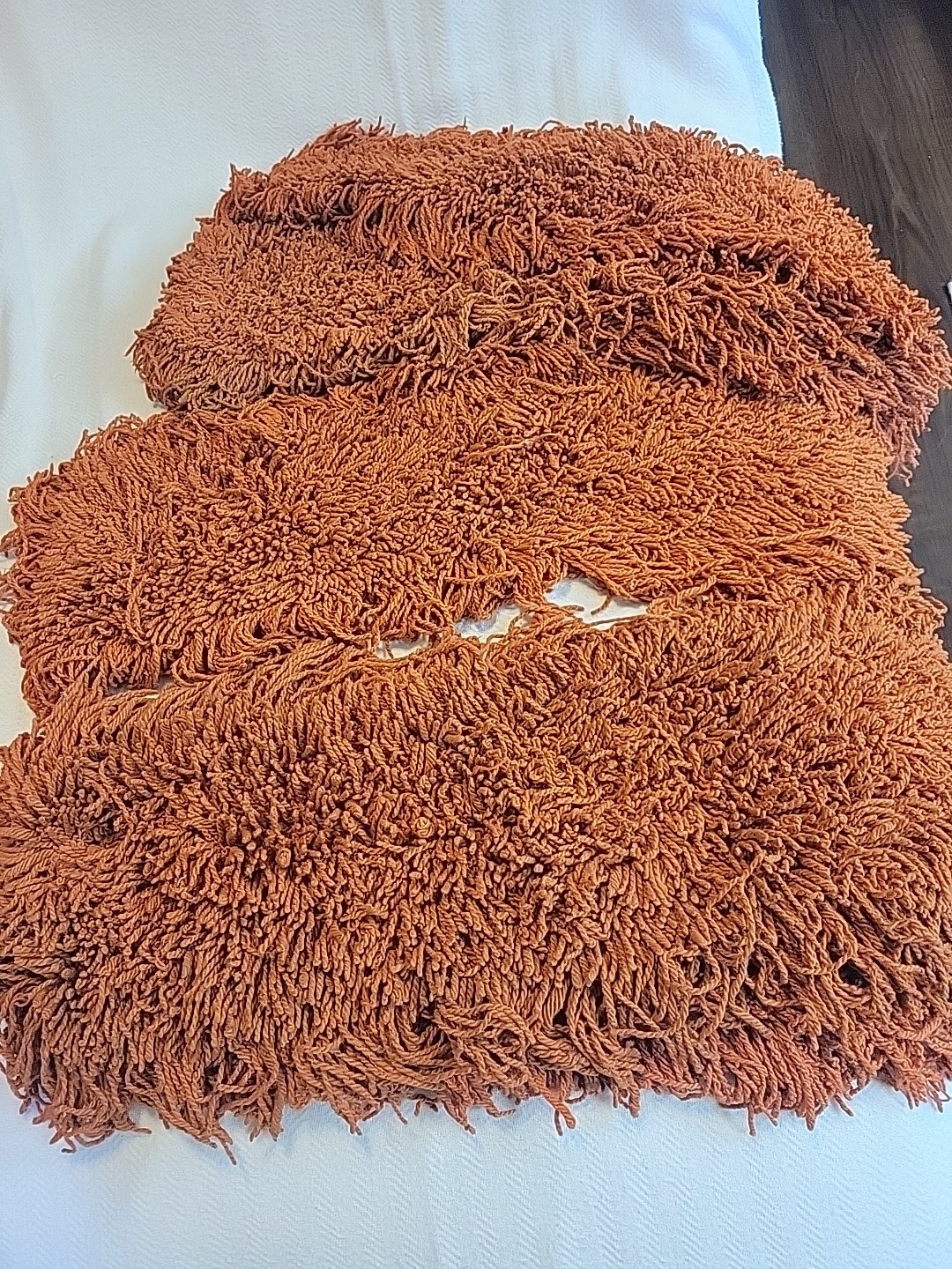 12 Pcs Used Wet Dry REPLACEMENT MOP HEAD Commercial 24″ Infinity Twist Quality!