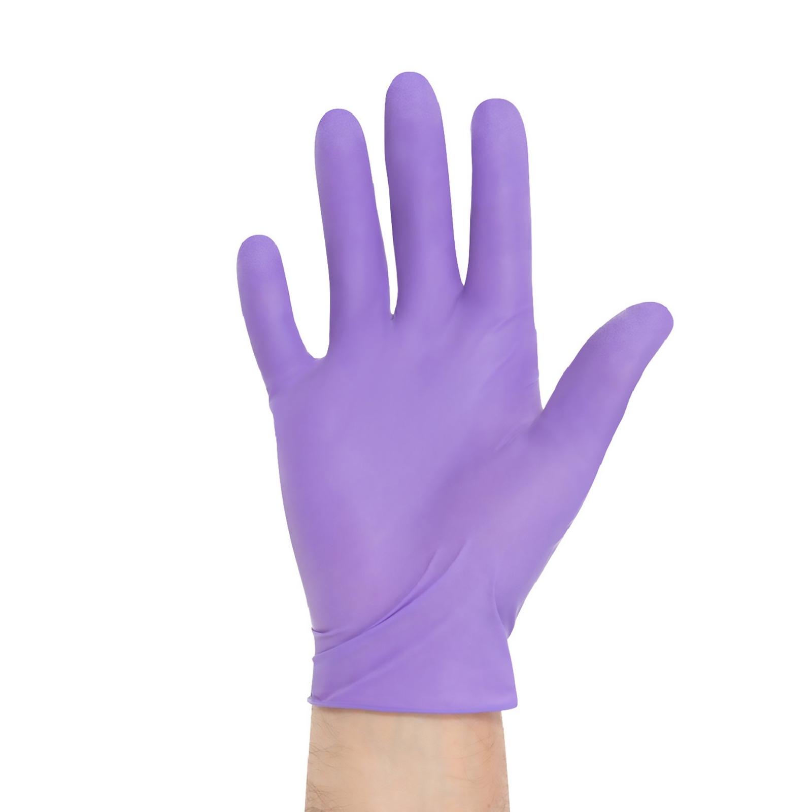 Purple Nitrile-Xtra Nitrile Exam Glove Extended Cuff Length LARGE 500 per Case