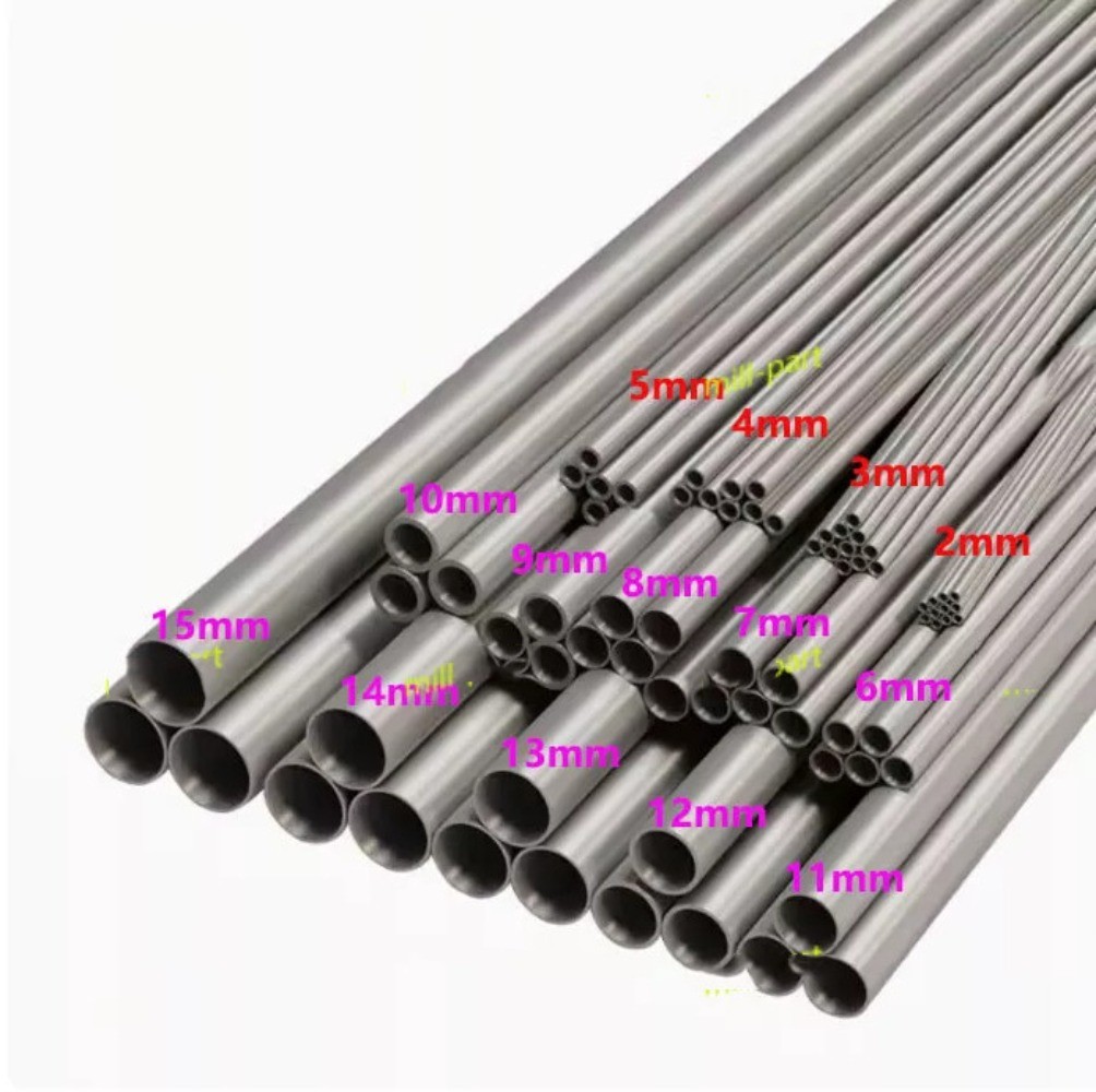 304 Stainless Steel Capillary Tube Pipe (OD 0.5mm -OD 20 Mm) Length 500mm 2PCS